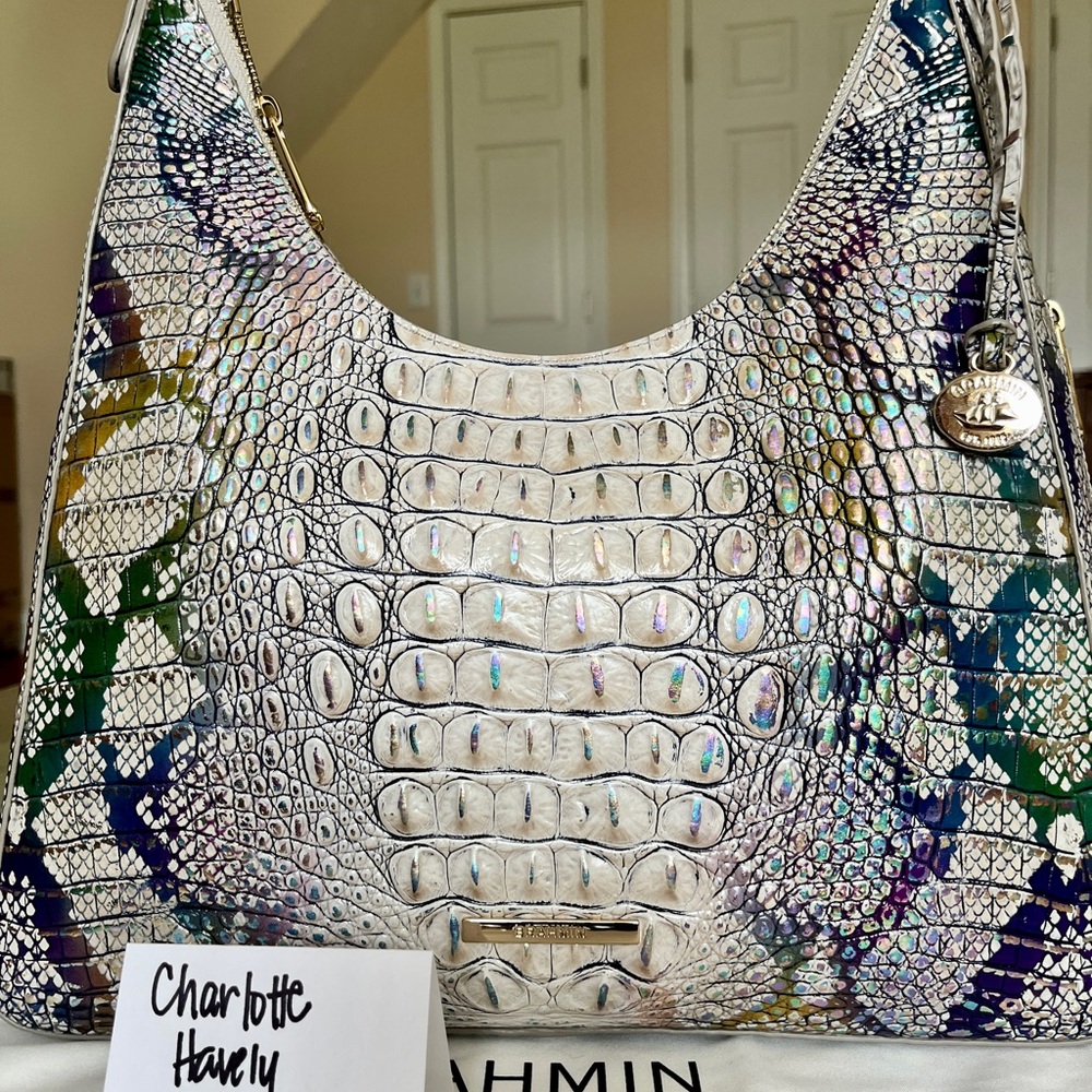 🎩Like New!🎩 Brahmin Tabitha shoulder bag in Spellbound leather